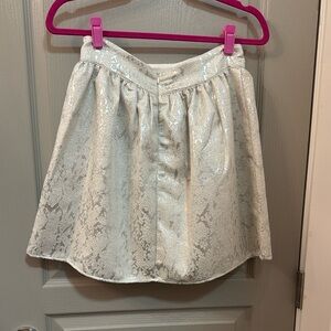 Copper Key shimmer snake skin skirt